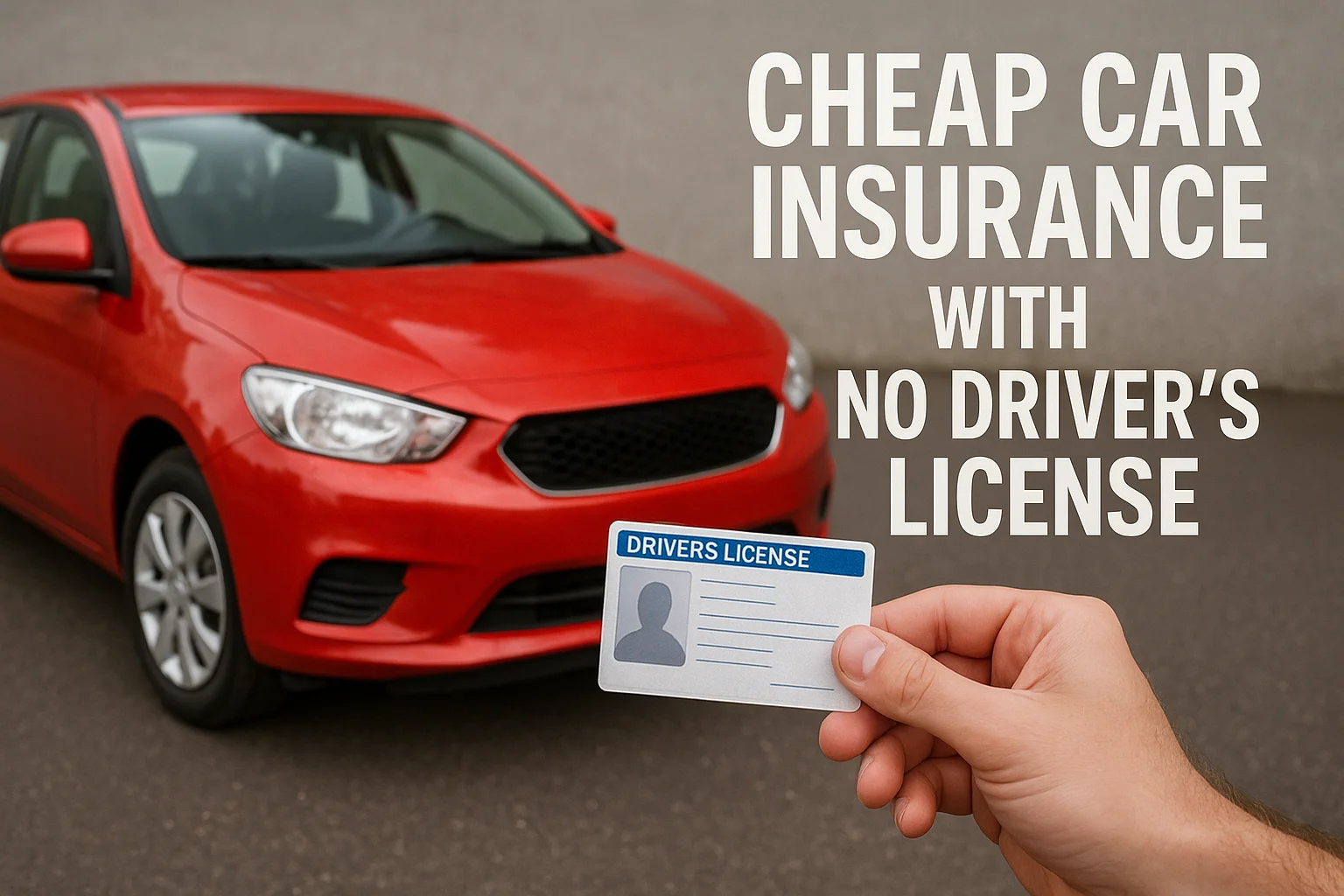 Cheap Car Insurance With No Driver's License | Best Options 2025
